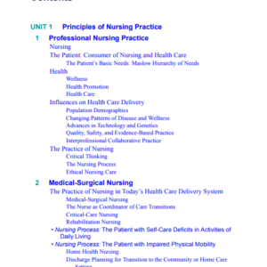 Brunner & Suddarth’s Textbook of Medical-Surgical Nursing Fifteenth, North American Edition (PDF) instant-download